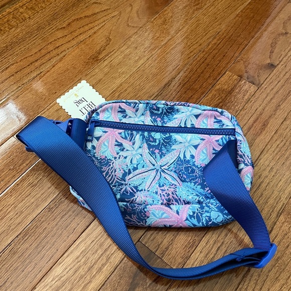 Simply Southern Belt Bag - Starfish Print in blue/pink, NWT - Picture 6 of 10